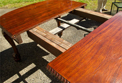 Victorian Version Chippendale Style Dining Table