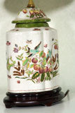 Shaped  Porcelin  Lamp  And  Shade