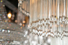 Icicle Crystal Tiered Chandelier