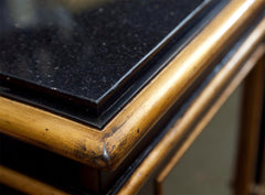 Low Black Lacquer And Gilt Display Cabinet