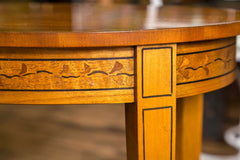 Oval Cherry wood Table by Baker Furniture