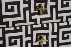 Lacquered & Upholstered John Widdicomb Dresser