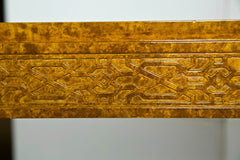 Mid Century Parson Style Console with Chippendale Fret