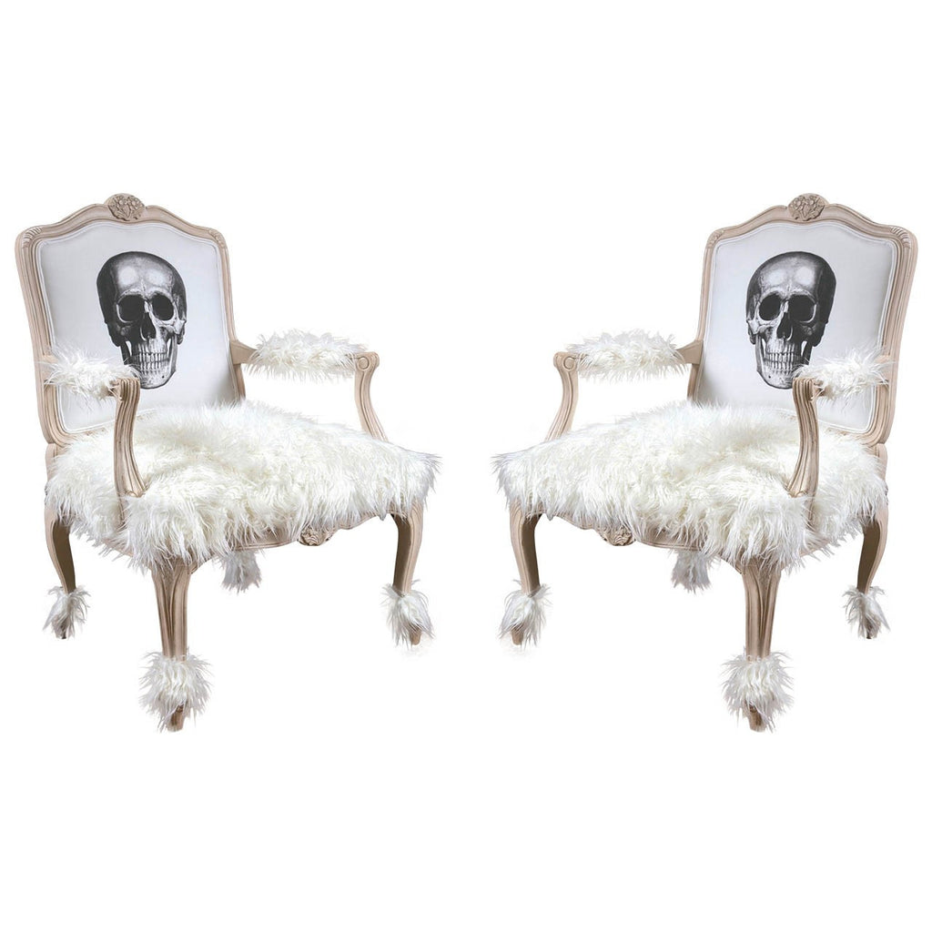 Zombie Poodle Louis XV Chairs