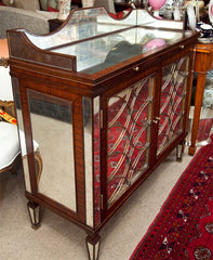 Rosewood Eglomise Bar Cabinet