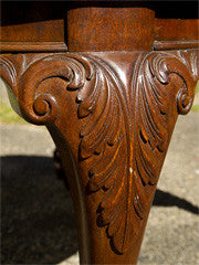 Victorian Version Chippendale Style Dining Table