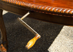 Victorian Version Chippendale Style Dining Table