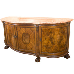 Serpentine   Shaped   Inlaid  Buffet