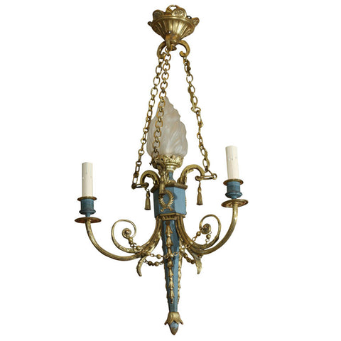 19TH CENTURY  FRENCH  EMPIRE  CHANDELIER