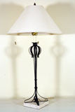 Wrought  Iron  Lamp  And  Shade