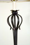 Wrought  Iron  Lamp  And  Shade