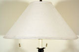 Wrought  Iron  Lamp  And  Shade