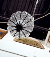 Murano Large Lantern with Twisted Wire Frame