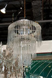 Tiered  Designer  Straw  Crystal  Chandelier