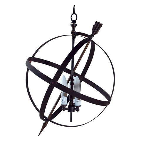 Armillary Style Chandelier