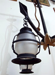 Nautical Chandelier with Lanterns