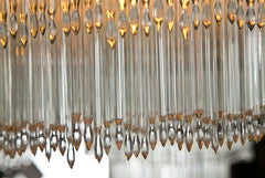 Icicle Crystal Tiered Chandelier