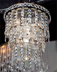 Crystal 3-tier chandelier 13 light