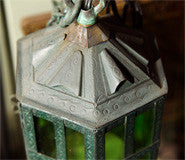 Set  Of 4  Arts  And  Crafts  Lanterns