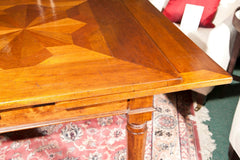 Italian Refractory Parquet Top Dining Table