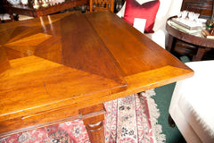 Italian Refractory Parquet Top Dining Table