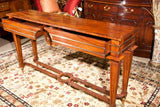 Mahogany   Server  Type  Console  With  Brass  Overlay