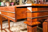 Mahogany   Server  Type  Console  With  Brass  Overlay