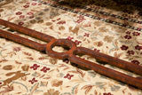 Mahogany   Server  Type  Console  With  Brass  Overlay