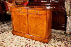 Shallow Myrtle Wood Hall Cabinet