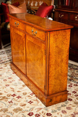 Shallow Myrtle Wood Hall Cabinet