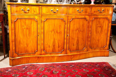 Yew Wood Serpentine Buffet