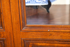 Large Italian Walnut Vitrine