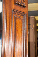 Large Italian Walnut Vitrine