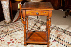 Italian Square End/ Night Table Parquetry Top