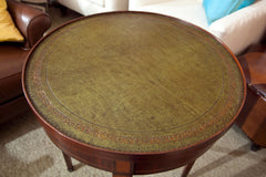 Round 19th Century Inlaid Game Table