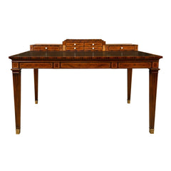 Reproduction Art Deco Rosewood Stepped Writing Desk