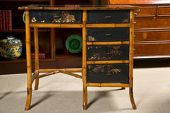 Victorian Chinoiserie Bamboo Desk