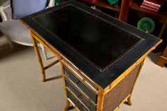 Victorian Chinoiserie Bamboo Desk