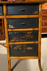 Victorian Chinoiserie Bamboo Desk