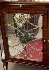 Rosewood Eglomise Bar Cabinet