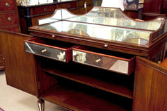 Rosewood Eglomise Bar Cabinet