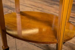 Oval Cherry wood Table by Baker Furniture