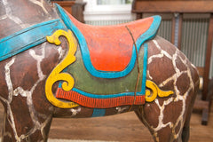 Carved Wood Carousel Giraffe