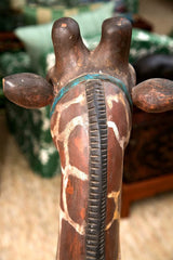 Carved Wood Carousel Giraffe