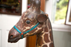 Carved Wood Carousel Giraffe