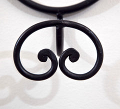 Hand Made Wrought Iron Coat/Hat Rack