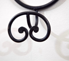 Hand Made Wrought Iron Coat/Hat Rack