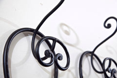 Hand Made Wrought Iron Coat/Hat Rack