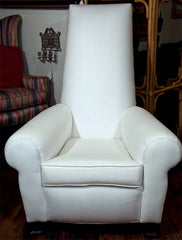 High Back French Deco Arm Chair