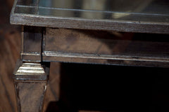 Cocktail Table Covered With Antique Mirror